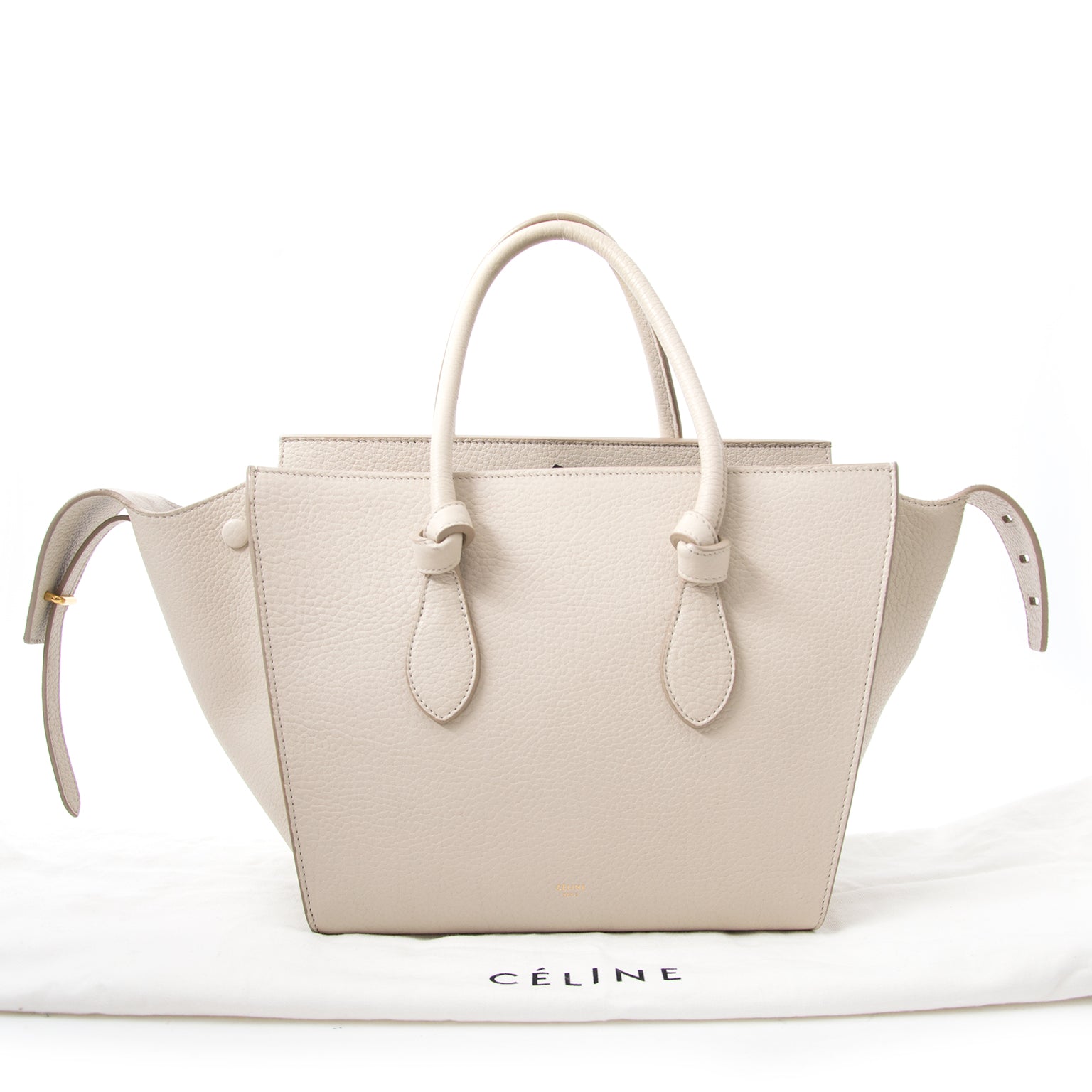 céline beige tie tas nu online bij labellov.com tegen de beste prijs