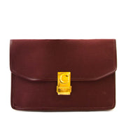 céline bordeaux fabric clutch now for sale at labellov vintage fashion webshop belgium
