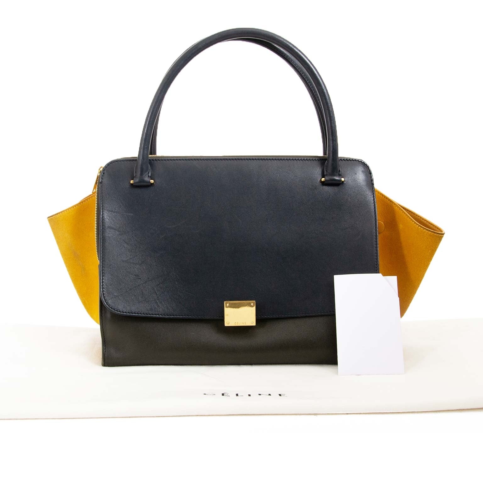 Koop en verkoop authentieke designer handtassen Céline Multicolor Double Zipper Bag