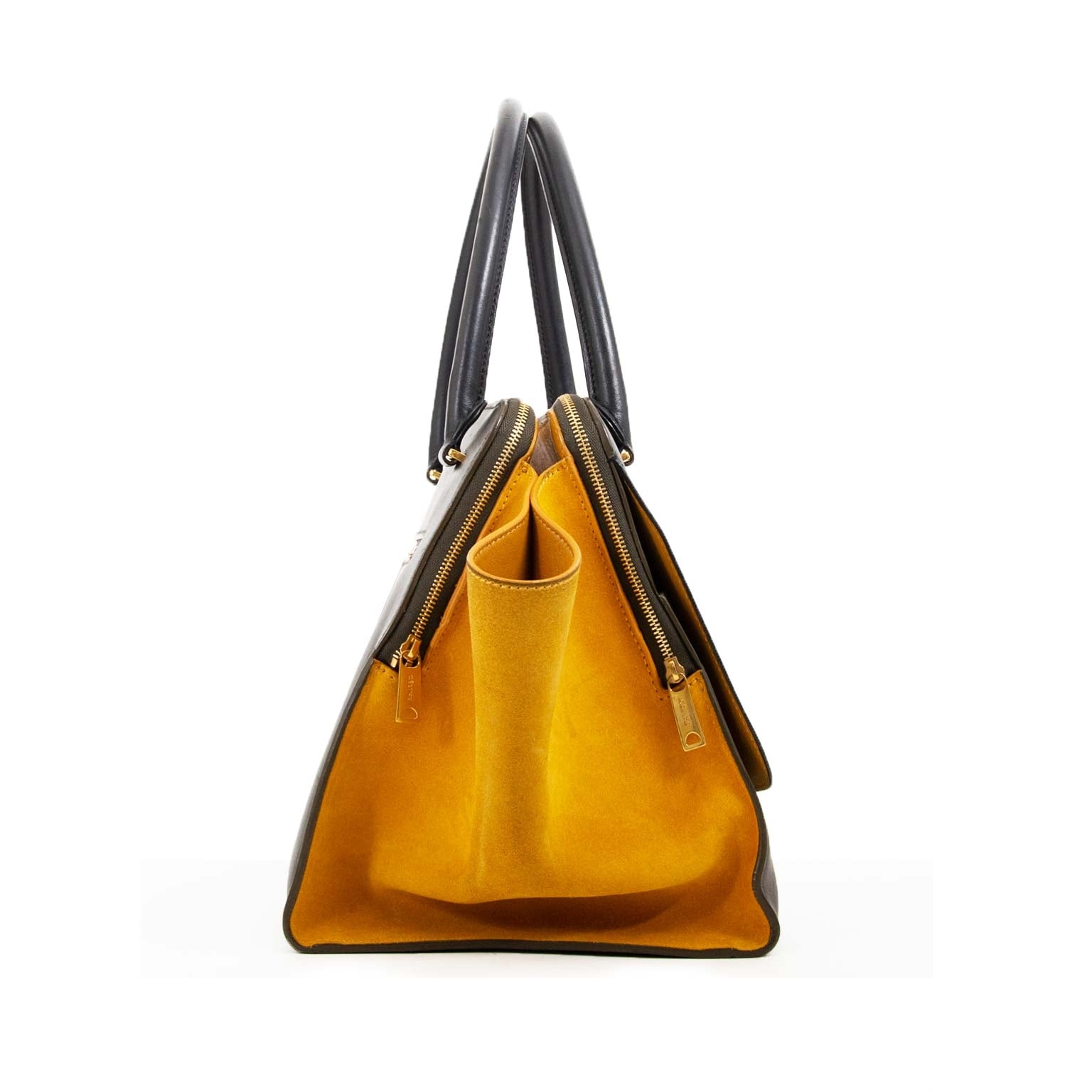 Sac Trapèze Céline Multicolore à Double Fermeture Éclair