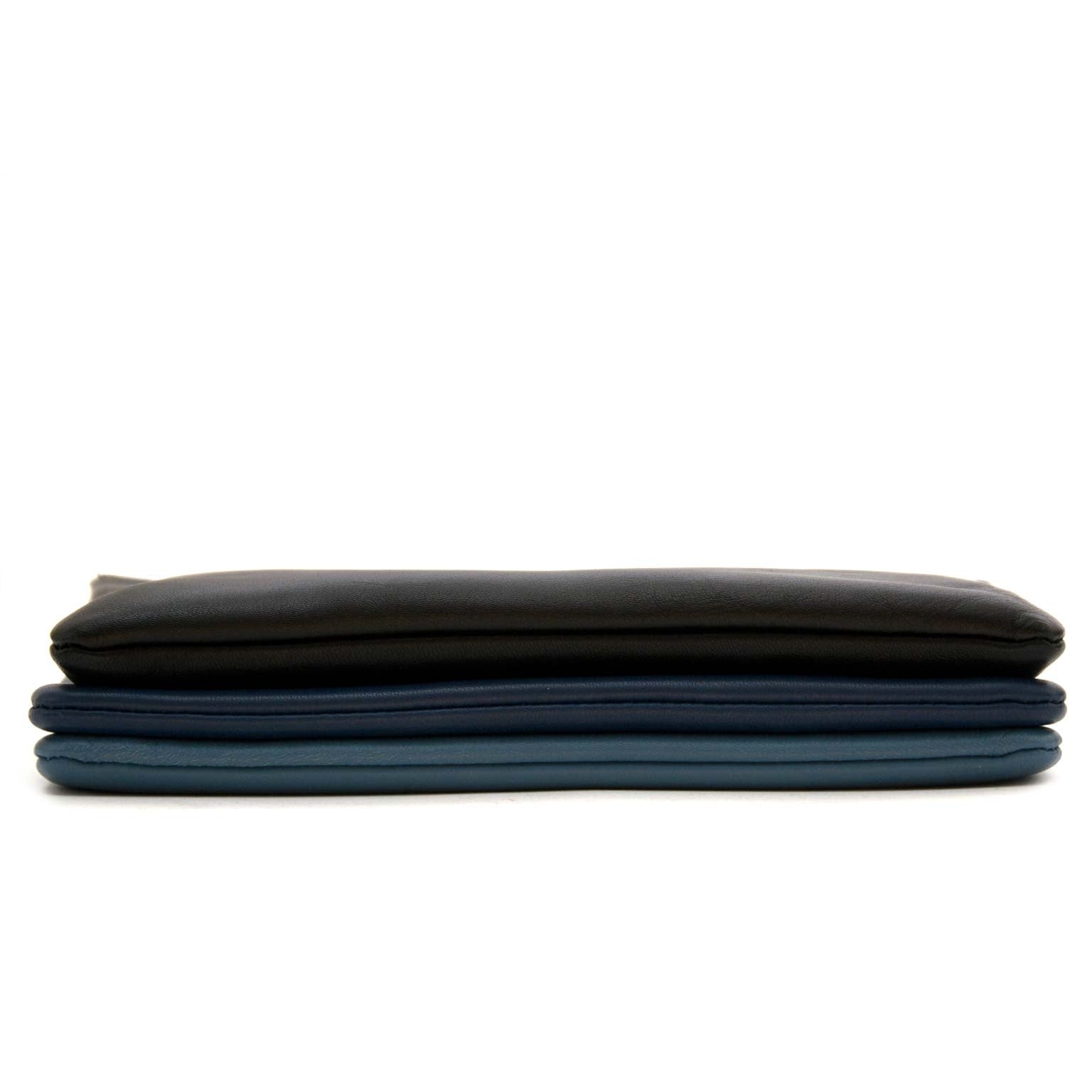 Céline Trio blauwe & zwarte tas nu online te koop bij labellov.com tegen de beste prijs
