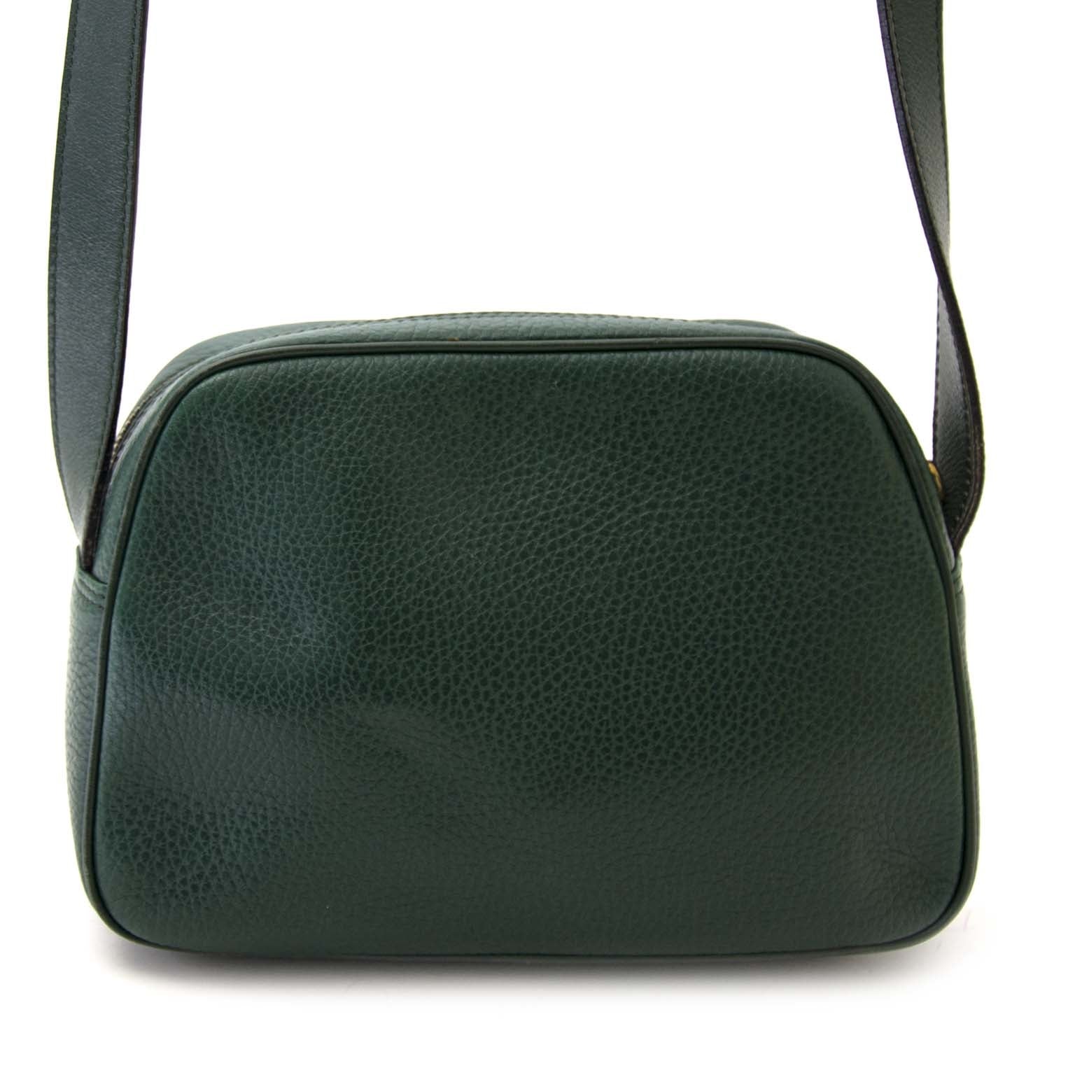 koop veilig online aan de beste prijs Céline Green Leather Crossbody Bag