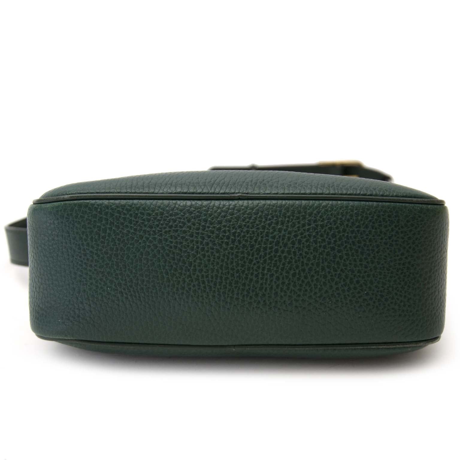 koop online tegen de beste prijsj Céline Green Leather Crossbody Bag