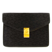 céline paris black monogram clutch now for sale at labellov vintage fashion webshop belgium