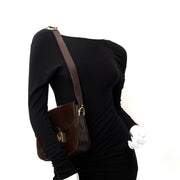 Deuxieme-mains Céline Vintage box bag en cuir marron pour le meilleur prix en ligne