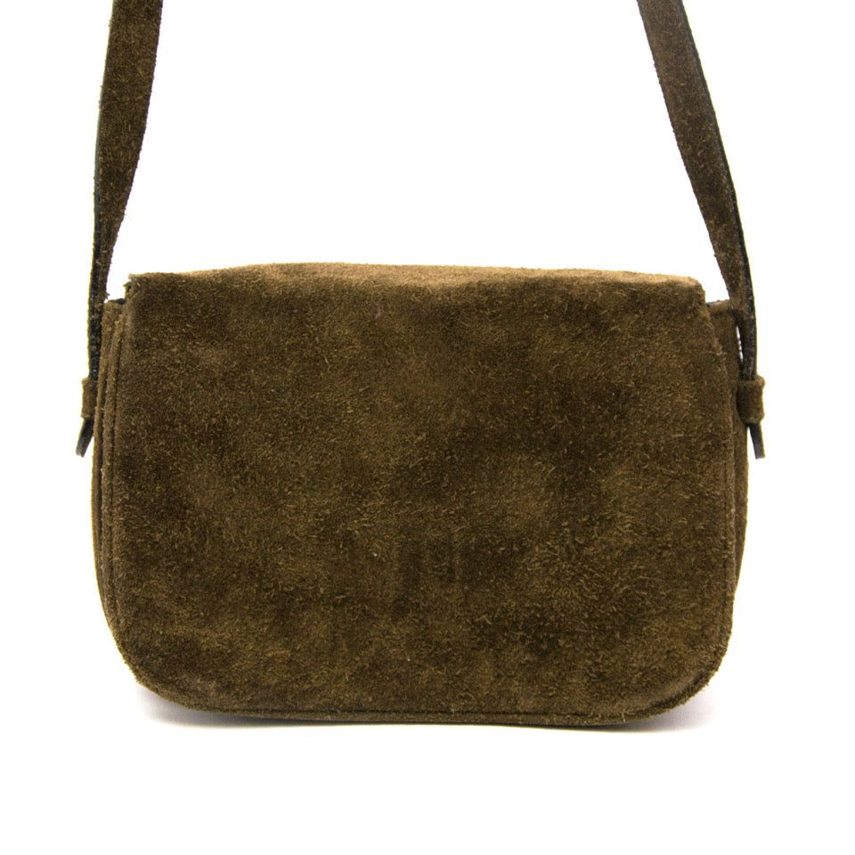 Céline Vintage Suede Box Bag