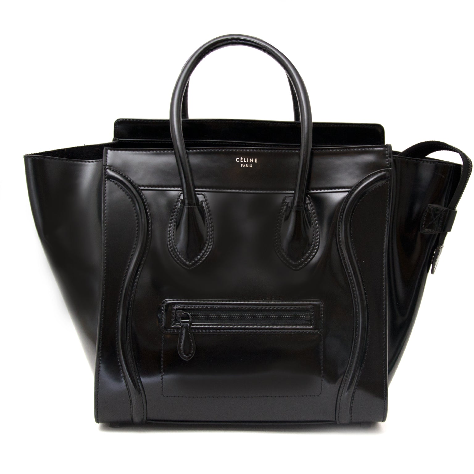 koop veilig aan de beste prijs jou tweedehands Céline Patent Leather Luggage