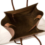 luxury tweedehands Celine Medium Mat Calfskin Cognac Phantom Bag