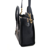 Céline Dark Blue Nano Luggage Shoulder Bag now for sale at labellov vintage fashion webshop belgium