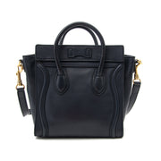 Koop een autentieke Céline Blauw Nano Luggage Shoulder tas online
