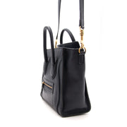 Buy an authentic Céline Blue Nano Luggage Shoulder Bag online