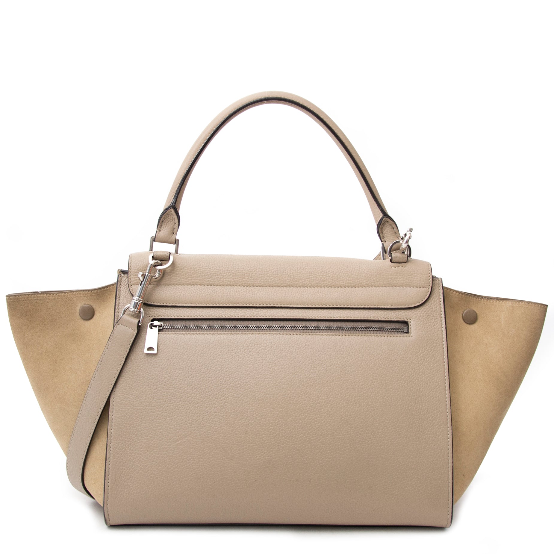 acheter en ligne pour le meilleur prix sac a main Celine Beige Trapeze Bag .