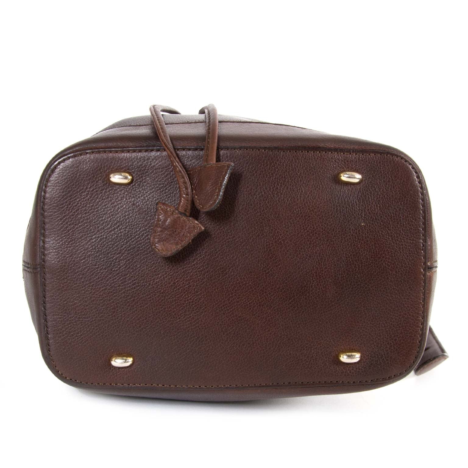 skip the waitinglist shop safe online Celine Vintage Brown Bucket Bag