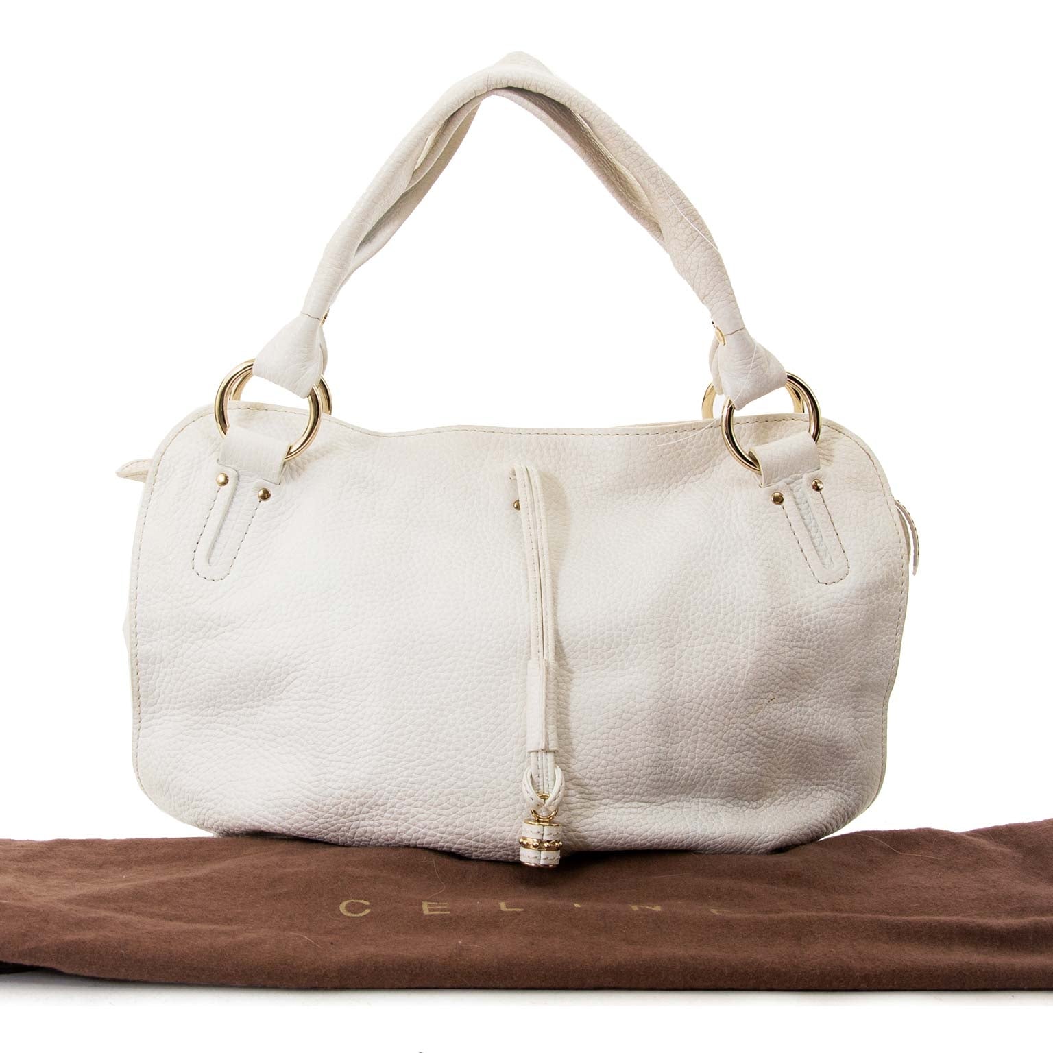 achetez seconde main Celine White Bittersweet Hobo Bag chez labellov anvers