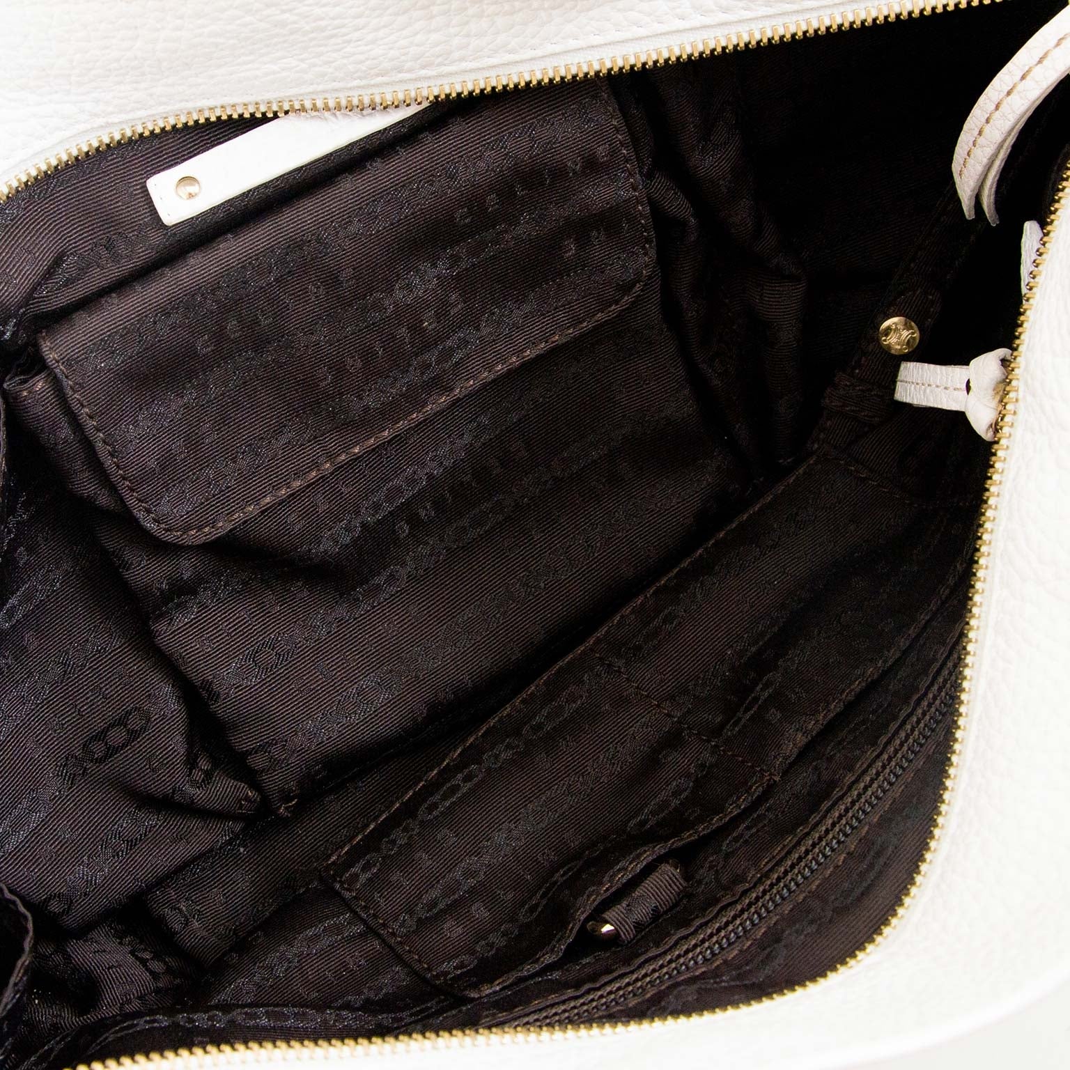 buy authentic second hand Celine White Bittersweet Hobo Bag at labellov vintage webshop