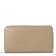 Authentieke tweedehands Celine Beige Leather Zippy Wallet juiste prijs veilig online winkelen LabelLOV webshop luxe merken winkelen Antwerpen België mode fashion
