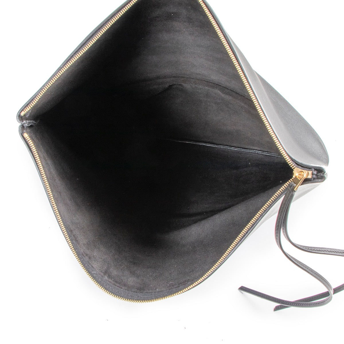Tweedehands Céline clutch in zwart leder kopen op een betrouwbare website.
