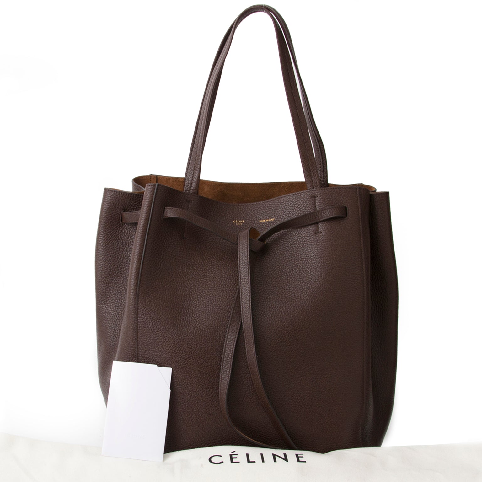 Celine Cabas Phantom Chocolat Brown best price online webshop labellov.com