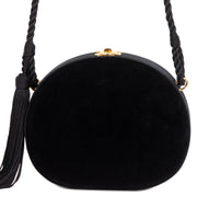 Celine Black Velvet Case Crossbody Bag