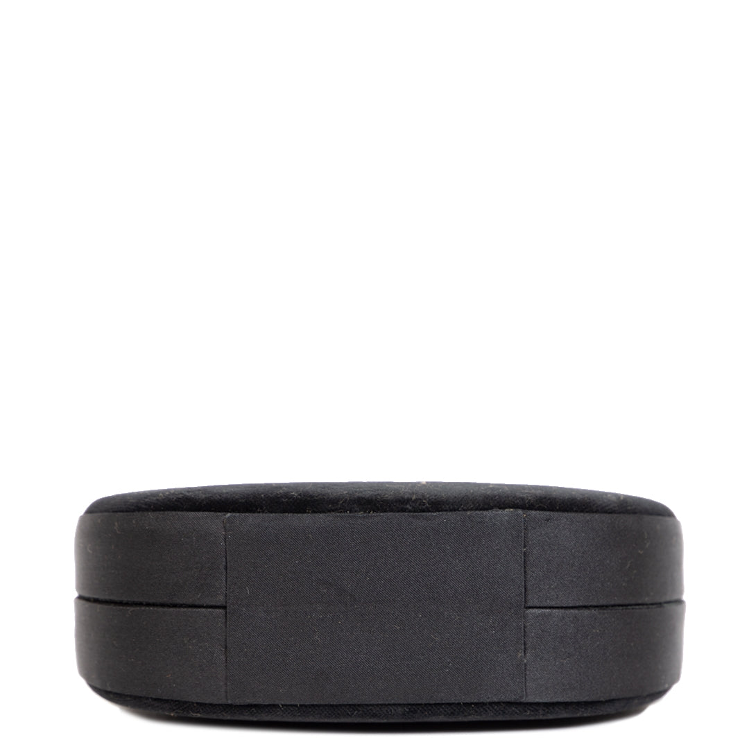 Celine Black Velvet Case Crossbody Bag