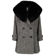 Celine Wool-Mohair Knee-Length Coat - Size 36 online available at Labellov secondhand luxury