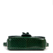 koop online jou tweedehands Céline Malachite Python Tassel Bag Small