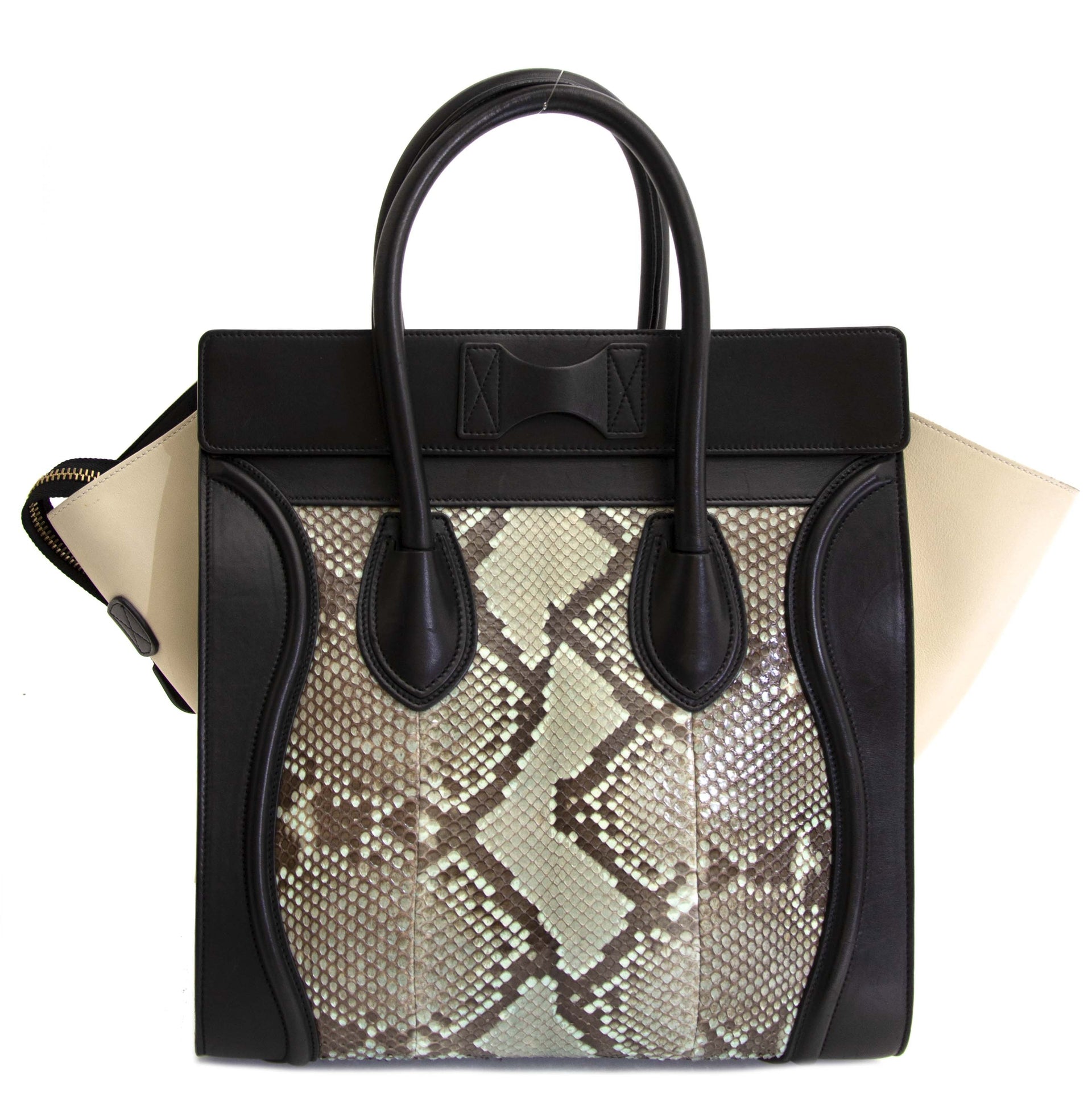 Celine Tri Color Python Luggage