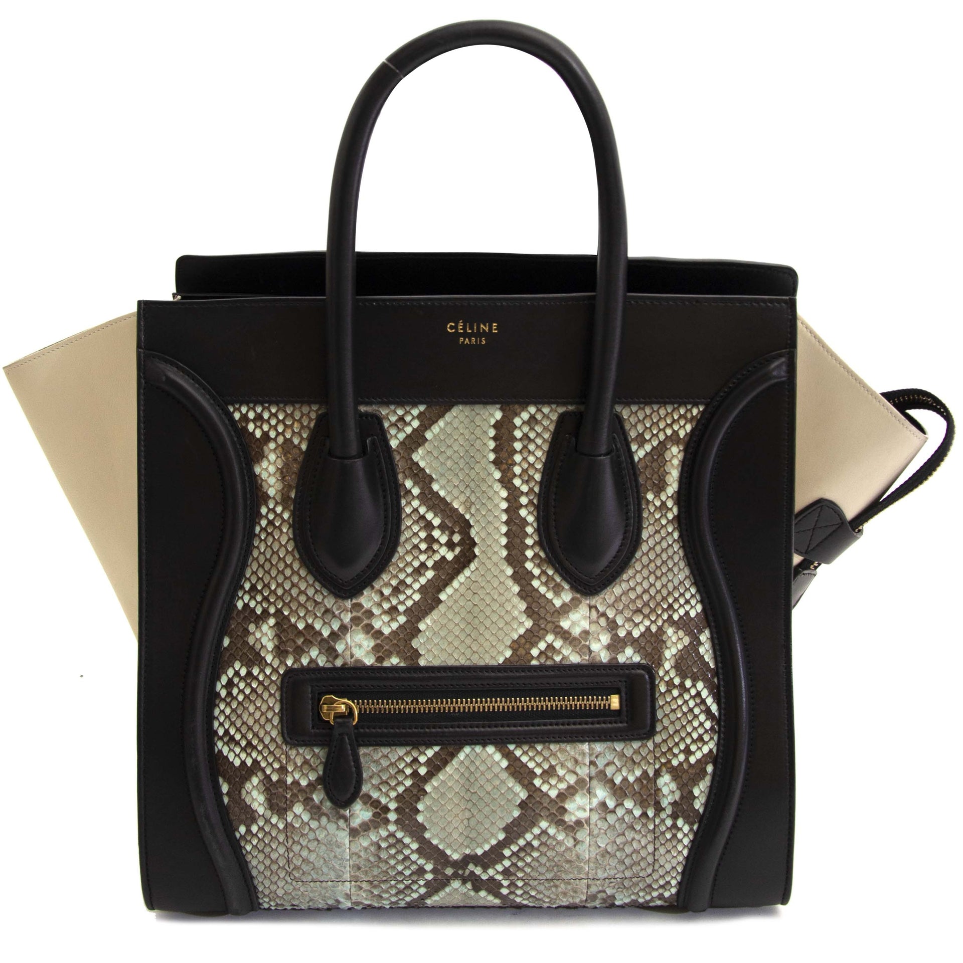 Celine Tri Color Python Luggage