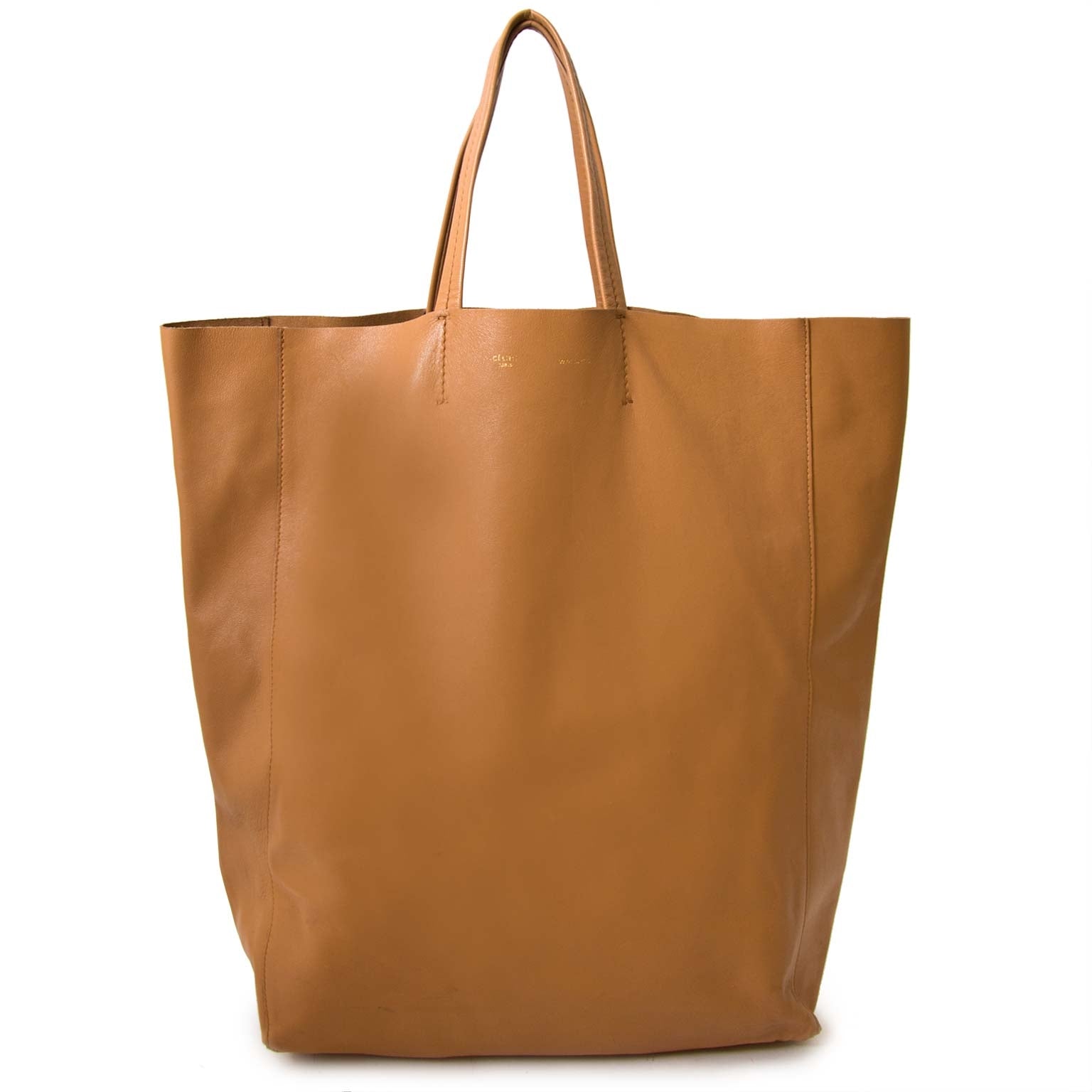 Céline Natural Leather Cabas Bag now online at labellov.com for the best price