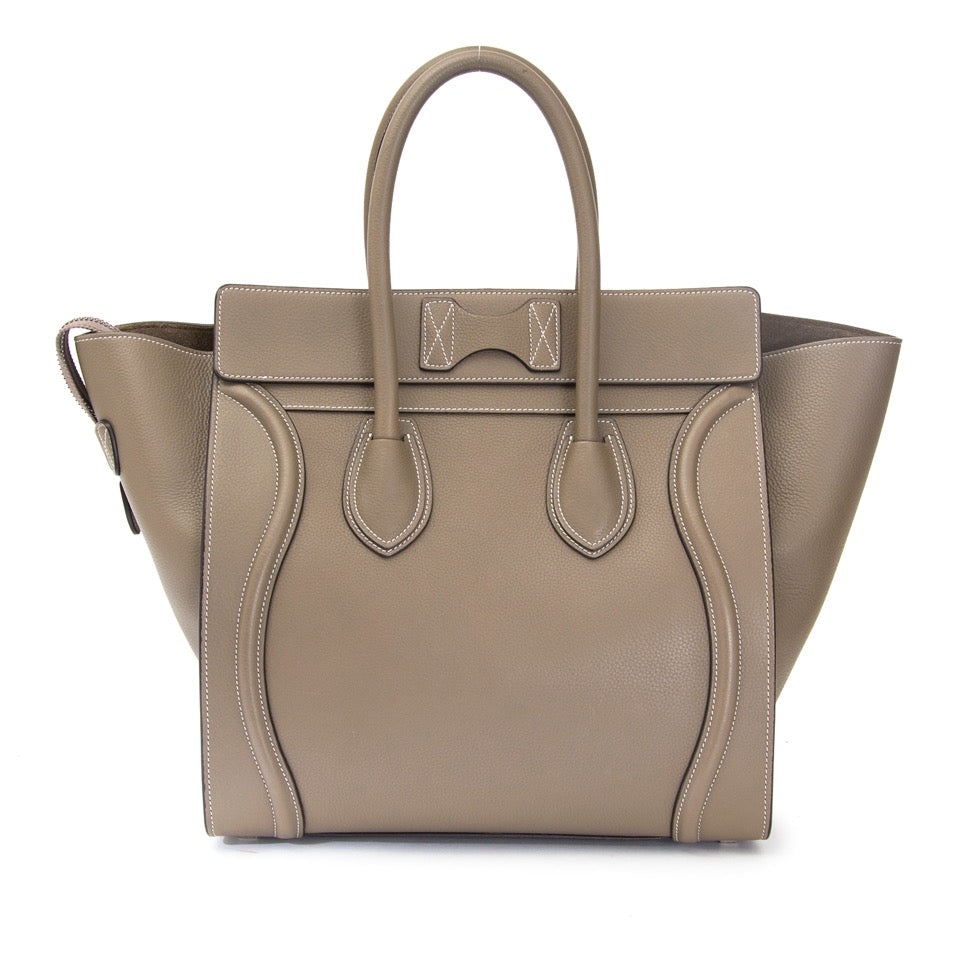 shop safe online at the best price secondhand designer shop safe online secondhand Celine Mini Luggage Dune Tote