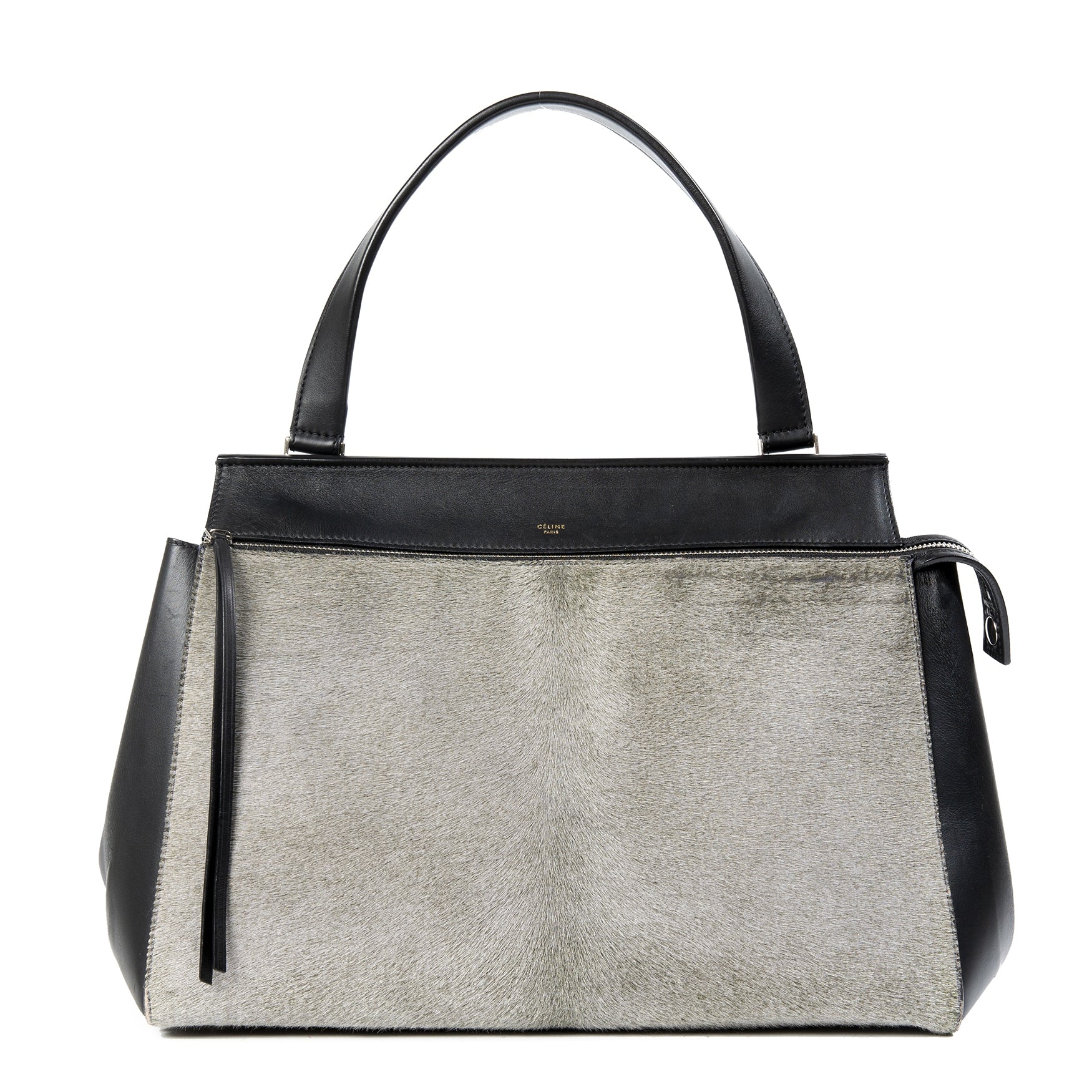 Céline Grey Pony Hair Edge Bag for the best price