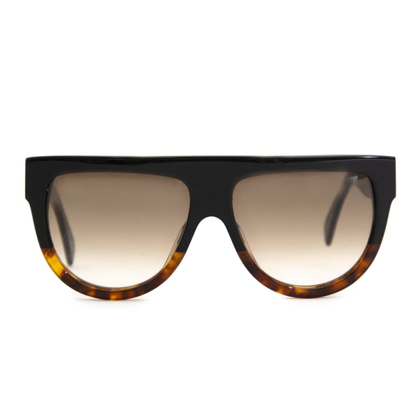 Designer Sunglasses Celine Shadow Flat Top Sunglasses Shop Phoebe
