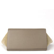 Authentieke tweedehands Celine Two-Toned Taupe Trapeze Bag juiste prijs veilig online winkelen LabelLOV webshop luxe merken winkelen Antwerpen België mode fashion