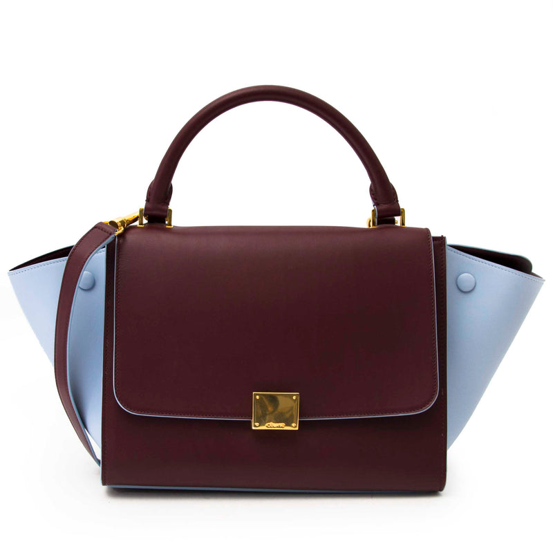 Céline trapeze in red and blue