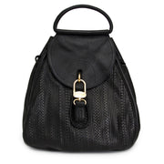 Buy Delvaux Black cerceau toile de cuir backpack at the right price at LabelLOV vintage webshop. Luxe, vintage, fashion. Safe and secure online shopping. Antwerp, Belgium.