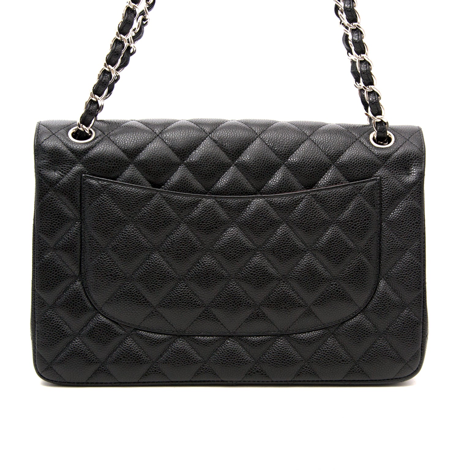 As NewChanel Jumbo Classic Flap Bag Caviar