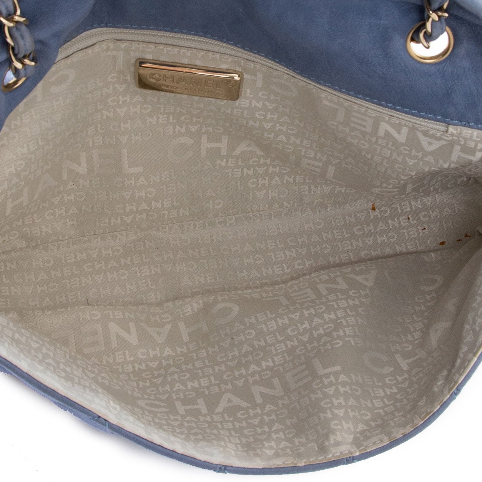 Chanel Baby Blue Single Flap Bag