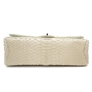 Koop een authentieke Chanel Beige Phyton 2.55 Jumbo Flap Bag aan de juiste prijs