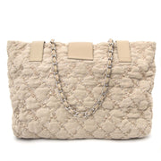 safe and secure shopping Chanel Beige Quilted Tweed Shopping Tote at Labellov in Antwerp