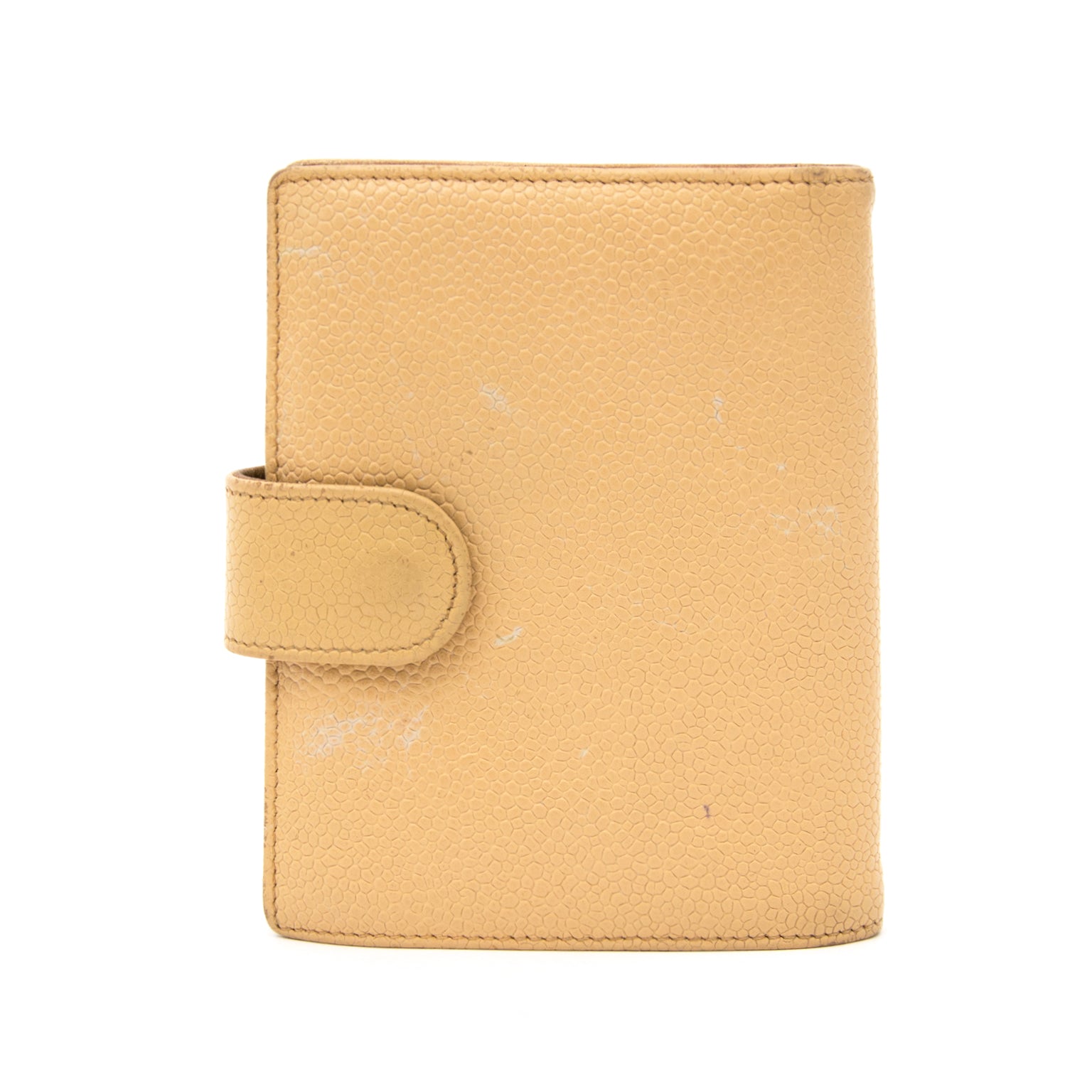 Shop authentic Chanel Beige Leather Wallet online at Labellov.com