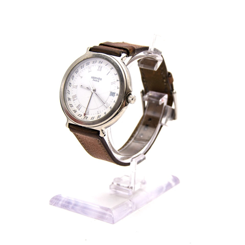 Secondhand Hermès Arceau watch for the best price at Labellov webshop. Safe and secure online shopping with 100% authenticity. Seconde main Hermès Arceau montre pour le meilleur prix.