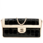 Chanel Black Patent Cube Shoulder Bag for the best price at Labellov