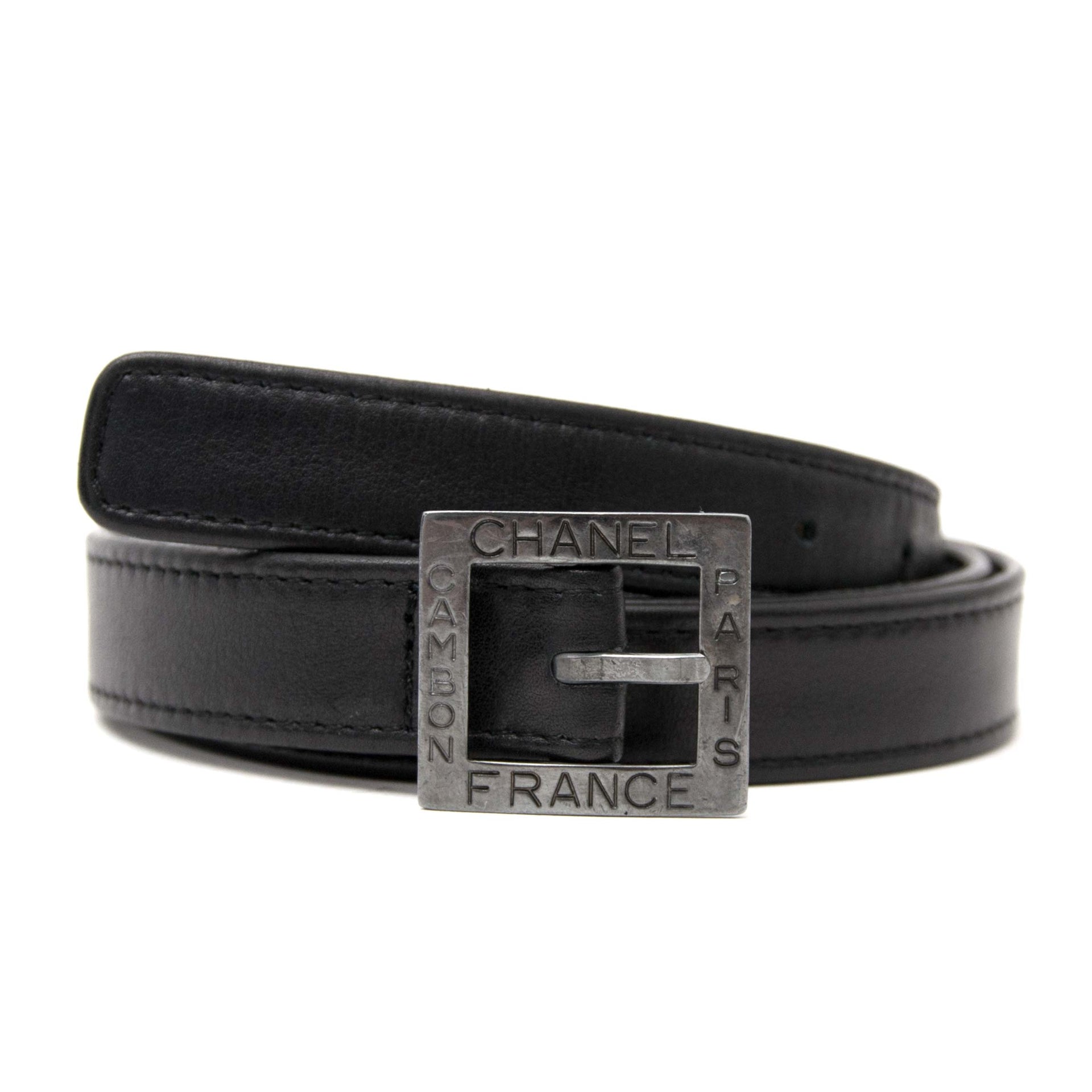 Chanel Small Black Belt for sale in Antwerp www.labellov.com, 100% authentic items.