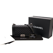 worldwide shipping luxury secondhand bags chanel medium lams boy bag