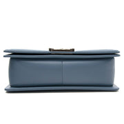 acheter en ligne seconde mainChanel Blue Medium Boy Bag