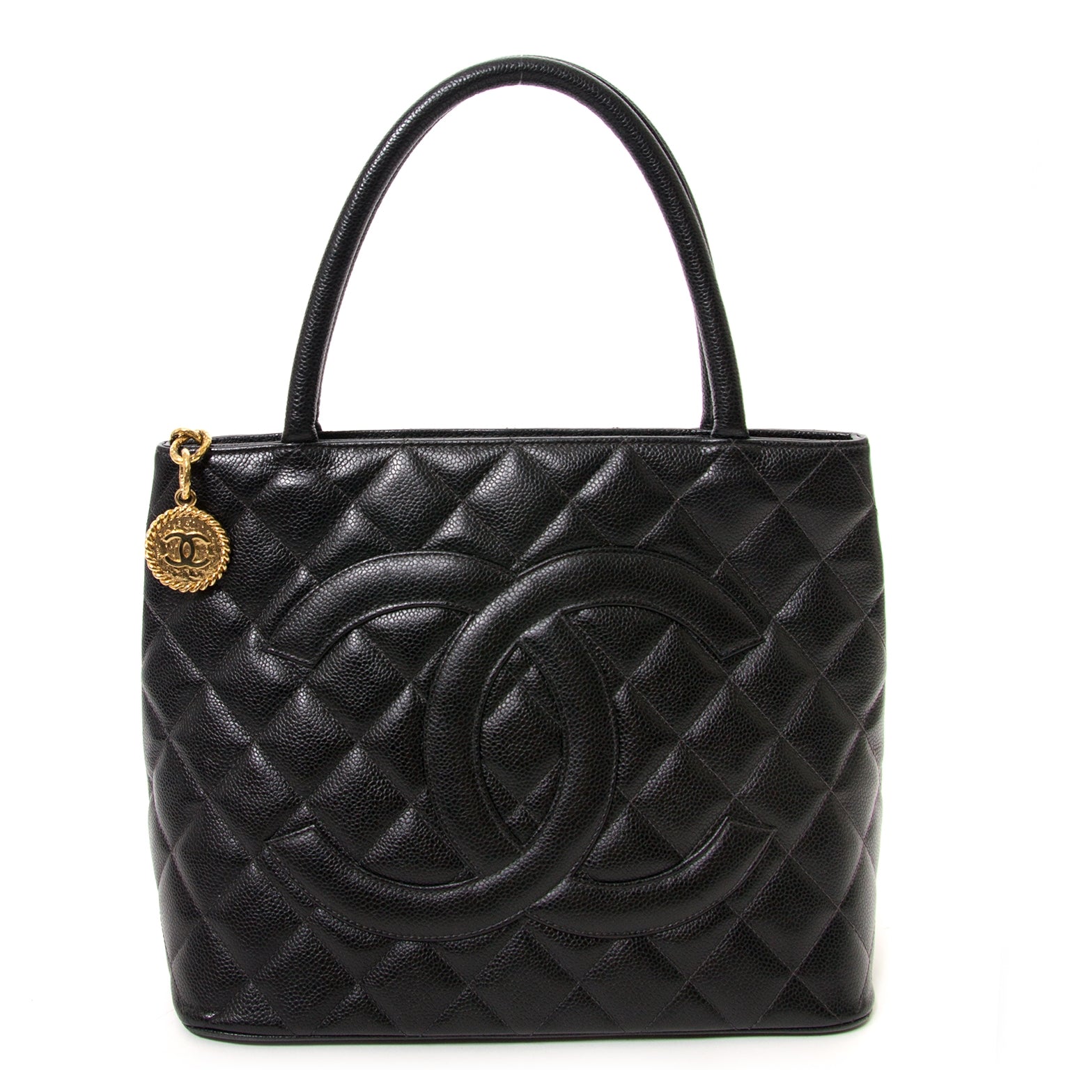 chanel grand cc classic black shopper now for sale at labellov vintage webshop belgium