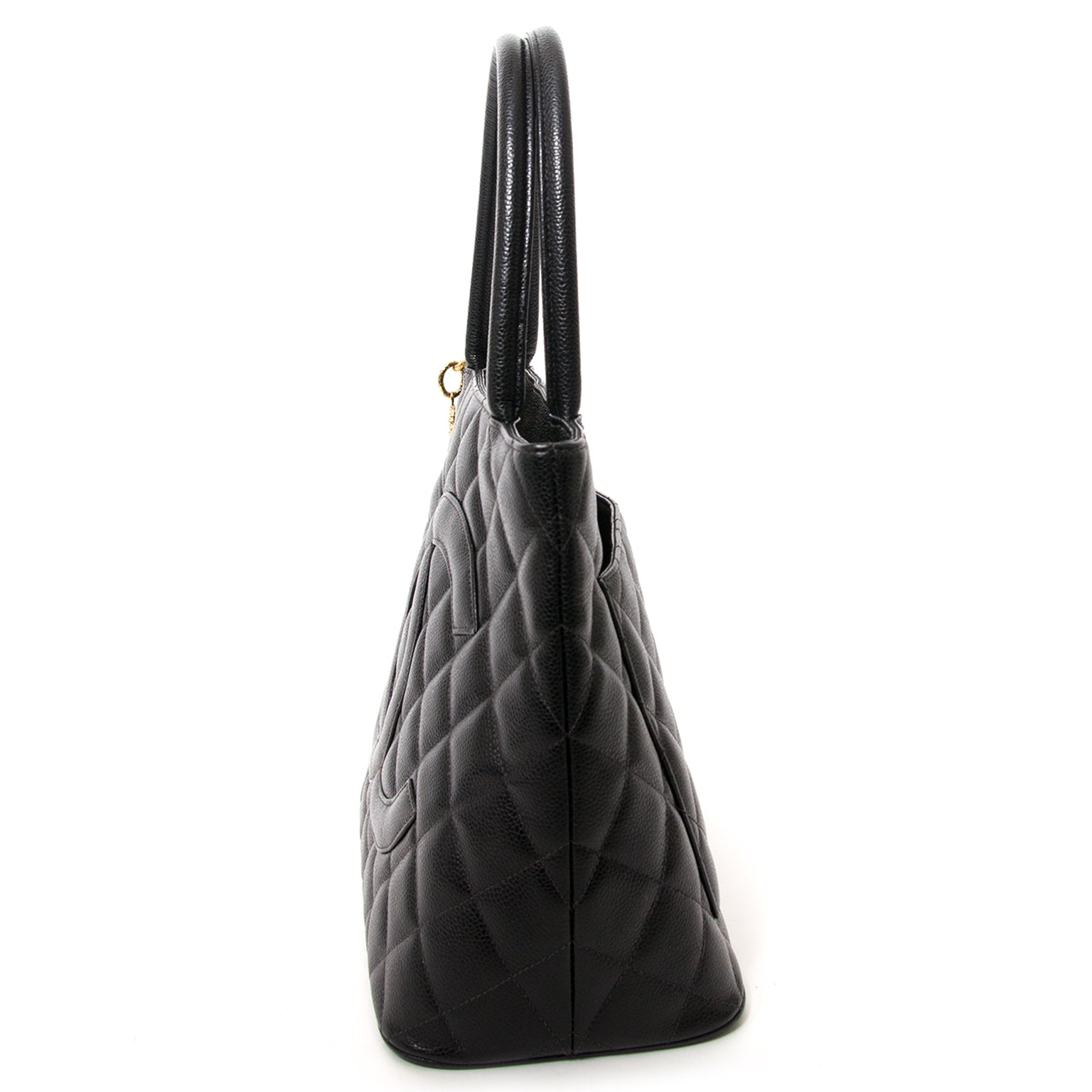 chanel grand cc classic black shopper now for sale at labellov vintage webshop belgium