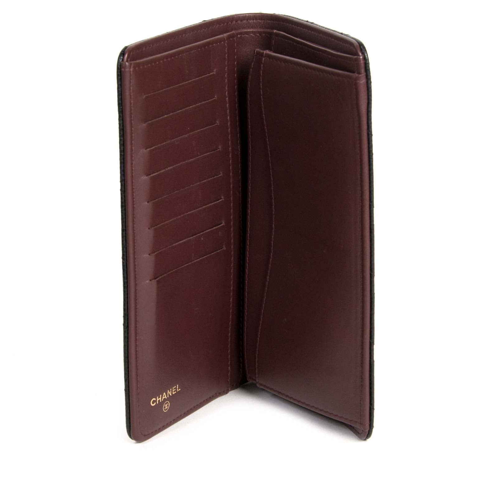 buy Chanel Black Embossed Caviar Leather Wallet at labellov for the best price