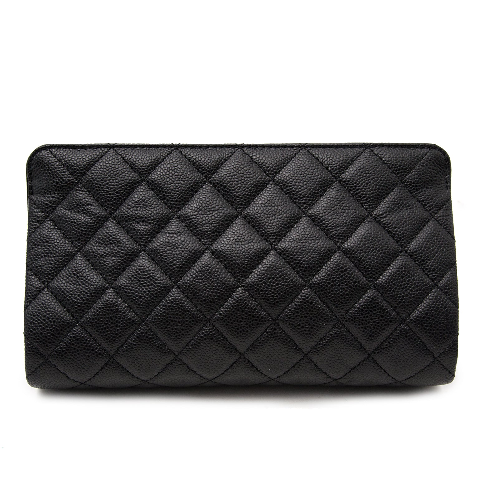 Looking for a Chanel Black Caviar Quilted CC Clutch Bag?