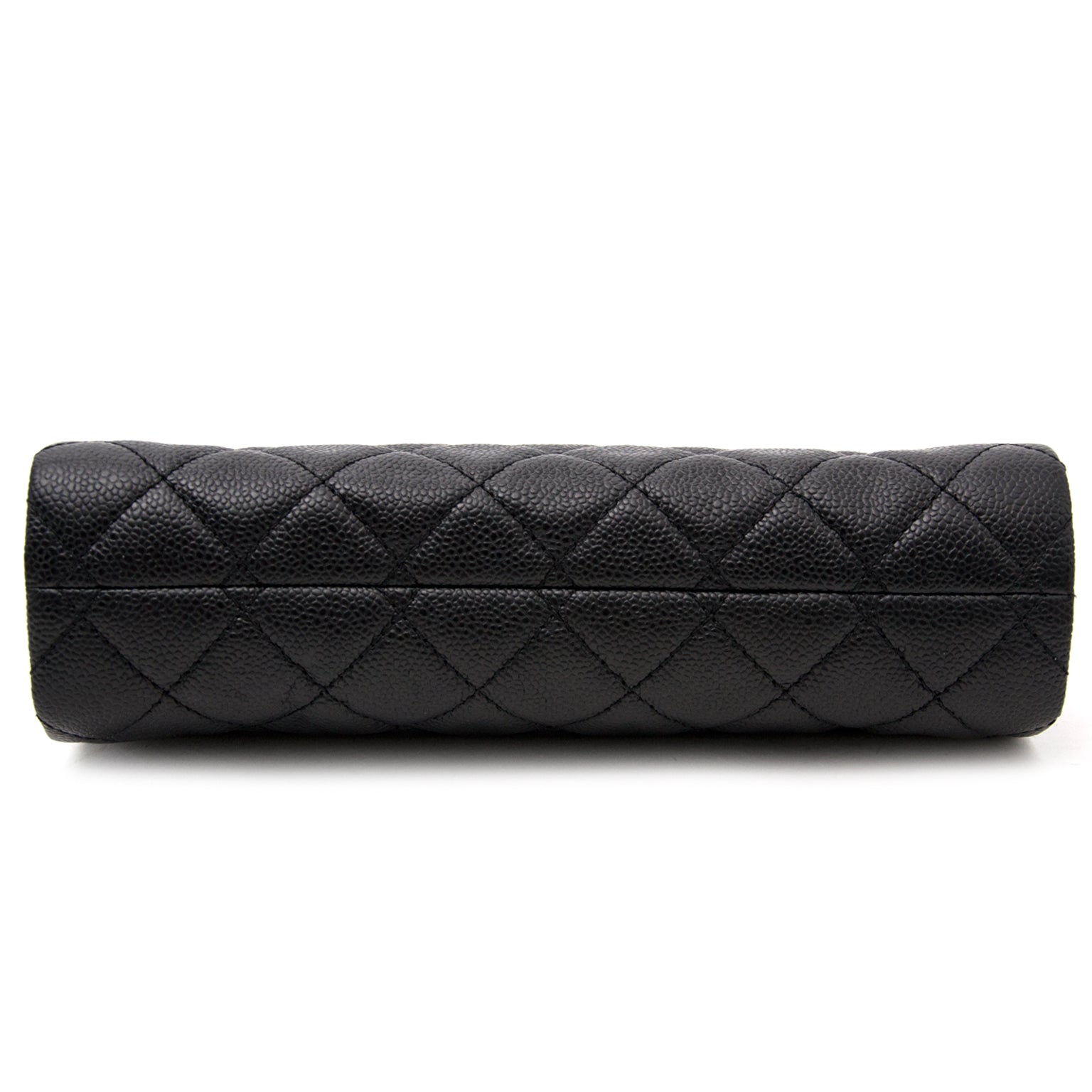 Shop safe online aan de beste prijs Chanel Black Caviar Quilted CC Clutch Bag bij Labellov.com
